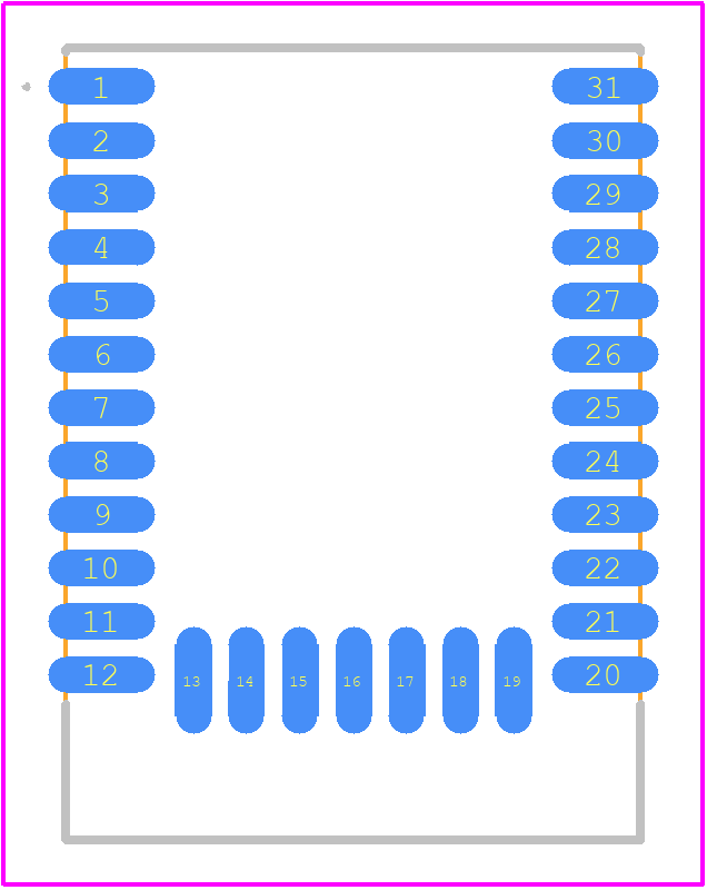 MGM12P02F1024GA-v4R - Silicon Labs PCB footprint - Other - Other - MGM12P02F1024GA-v4R-1