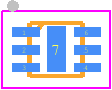 NCP133AMX105TCG - onsemi PCB footprint - Small Outline No-lead - Small Outline No-lead - XDFN6 1.20x1.20, 0.40P