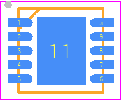 PAC1921-1-AIA-TR - Microchip PCB footprint - Small Outline No-lead - Small Outline No-lead - 10-pin 3mmx3mm_2021