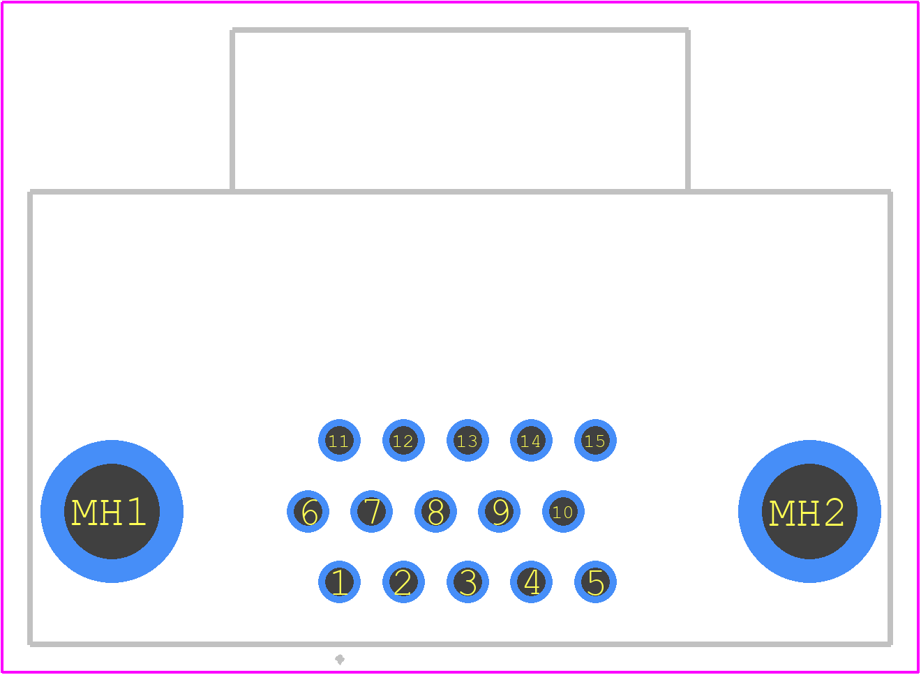 09561525612 - HARTING PCB footprint - Other - Other - 09561525612-1