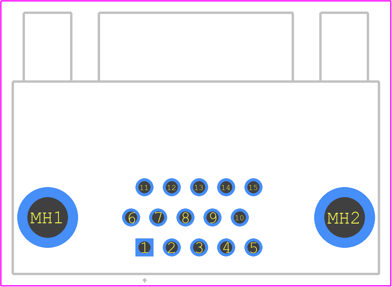 09561525613 - HARTING PCB footprint - Other - Other - 09561525613-2