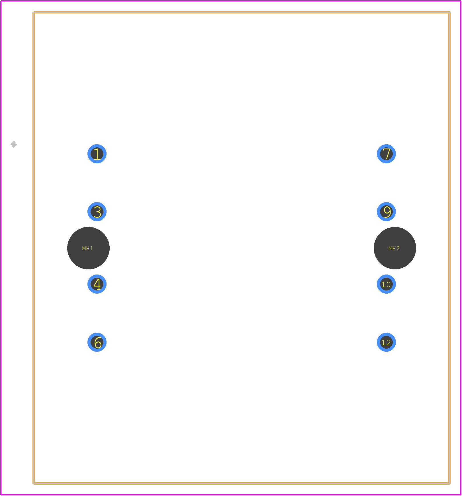 14A-2.5R-10 - Bel PCB footprint - Other - Other - 14A-2.5R-10-2