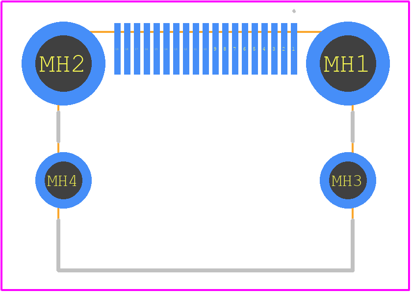 2086581051 - Molex PCB footprint - Other - Other - 2086581051-1