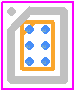 LD57100JR - STMicroelectronics PCB footprint - BGA - BGA - Flip Chip6 (0.8x1.2 mm)_2022-1