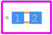 C0402C103K4PAC - KEMET PCB footprint - Other - Other - C0402(BB)