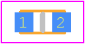 BLM18KG260TZ1D - Murata Electronics PCB footprint - Other - Other - BLM18_2 L=1.6 W=0.8 T=0.5