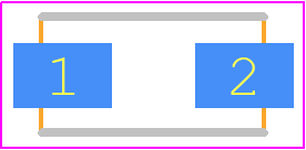 SS210 - DIYI Elec Tech PCB footprint - Diodes Moulded Non Polarised - Diodes Moulded Non Polarised - SS210