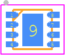 TQP3M9035 - Qorvo PCB footprint - Small Outline No-lead - Small Outline No-lead - TQP3M9035