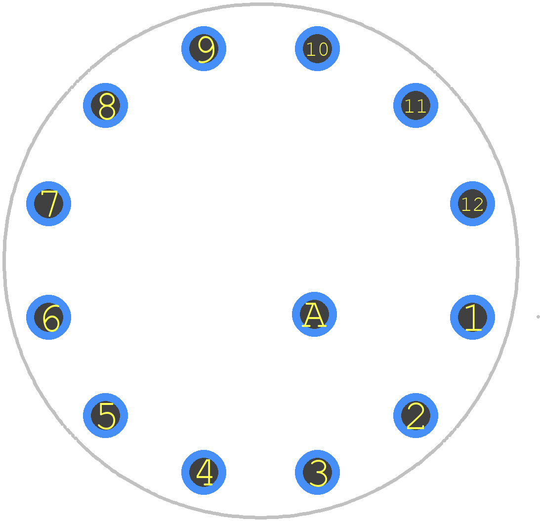 A11203RNCQK - C & K COMPONENTS PCB footprint - Other - Other - A10603RNCQ