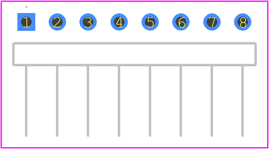 5-103329-8 - TE Connectivity PCB footprint - Other - Other - 5-103329-8-6
