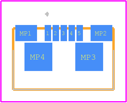 2173157-2 - TE Connectivity PCB footprint - Other - Other - 2173157-2-1