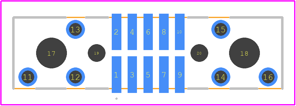 TFM-105-02-L-D-DS - SAMTEC PCB footprint - Other - Other - TFM-105-02-L-D-DS-4