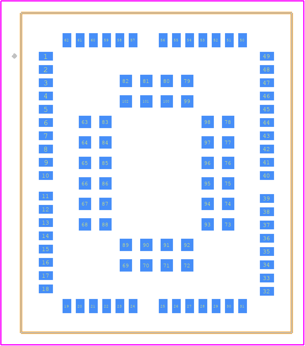 BG96MA - Quectel PCB footprint - Other - Other - BG96MA