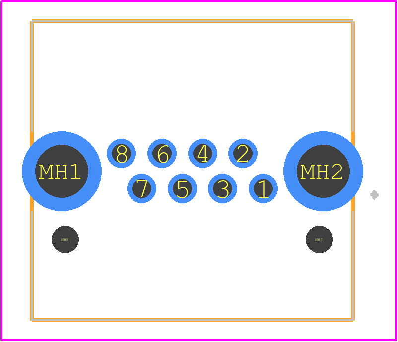 1734795-7 - TE Connectivity PCB footprint - Other - Other - 1734795-7-6