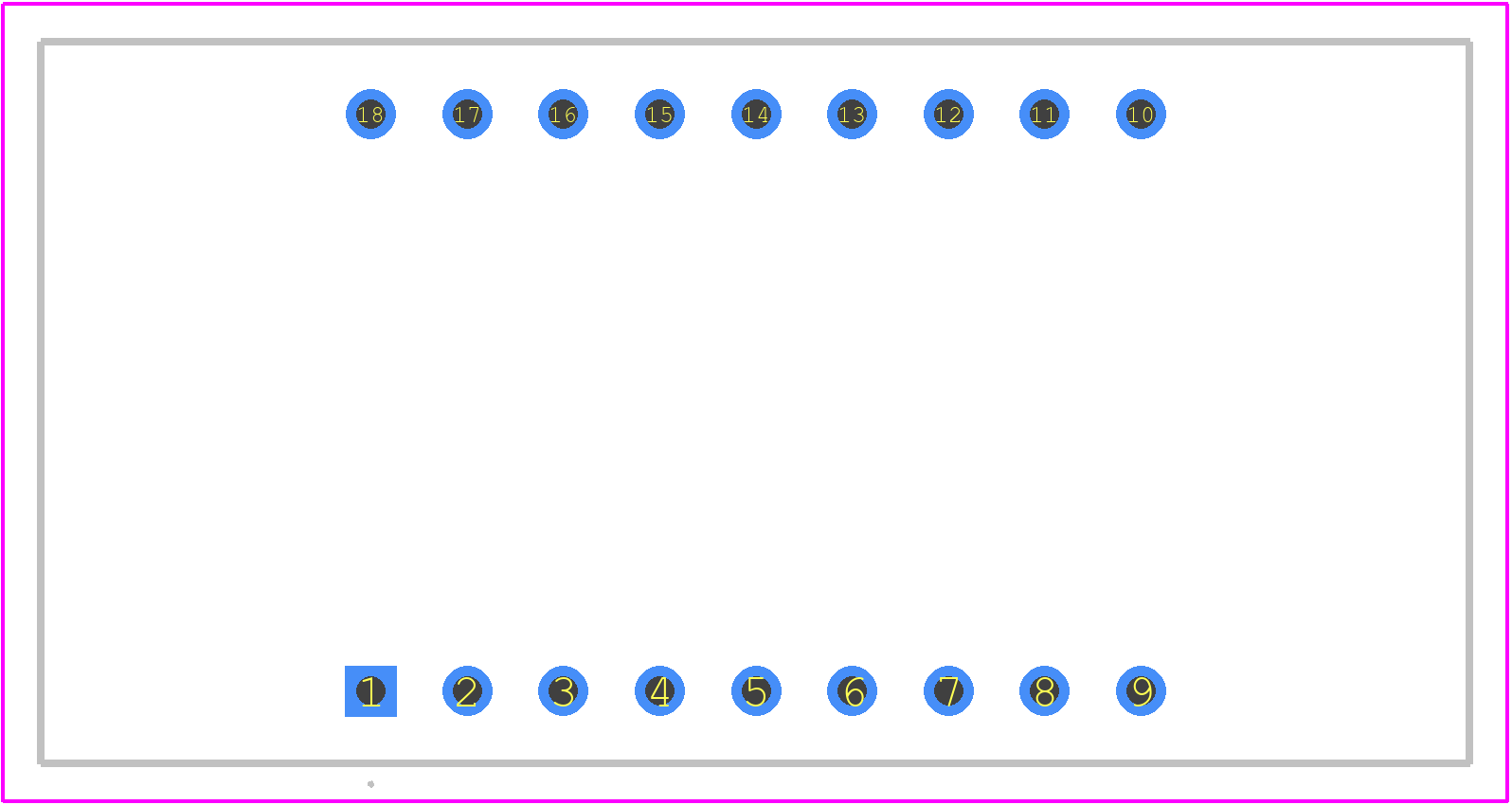 LTM-8522G - Lite-On PCB footprint - Other - Other - DIP-18