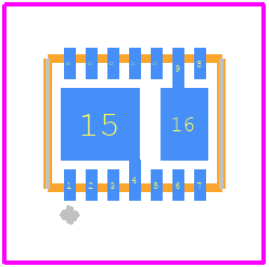 LT3032IDE#TRPBF - Analog Devices PCB footprint - Other - Other - DE14MA Package 14-Lead Plastic DFN (4mm × 3mm)  LTC DWG # 05-08-1731 Rev C-ren1