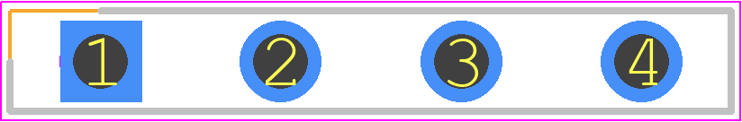 32.504 - Altech PCB footprint - Header, Vertical - Header, Vertical - 32.504
