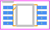 HD74LV2GT34A - Renesas Electronics PCB footprint - Small Outline Packages - Small Outline Packages - TTP-8DBV