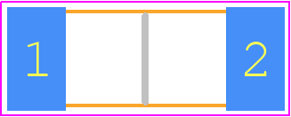195D106X9035Z2T - Vishay PCB footprint - Capacitor Chip Non-polarised - Capacitor Chip Non-polarised - z size code