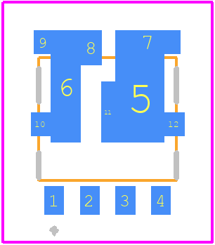 SQJ260EP-T1_GE3 - Vishay PCB footprint - Other - Other - PowerPAK SO-8L DUAL ASYMMETRIC