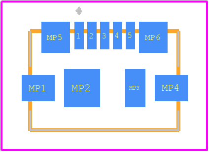 47346-0001-TR500 - Molex PCB footprint - Other - Other - 47346-0001-TR500-1
