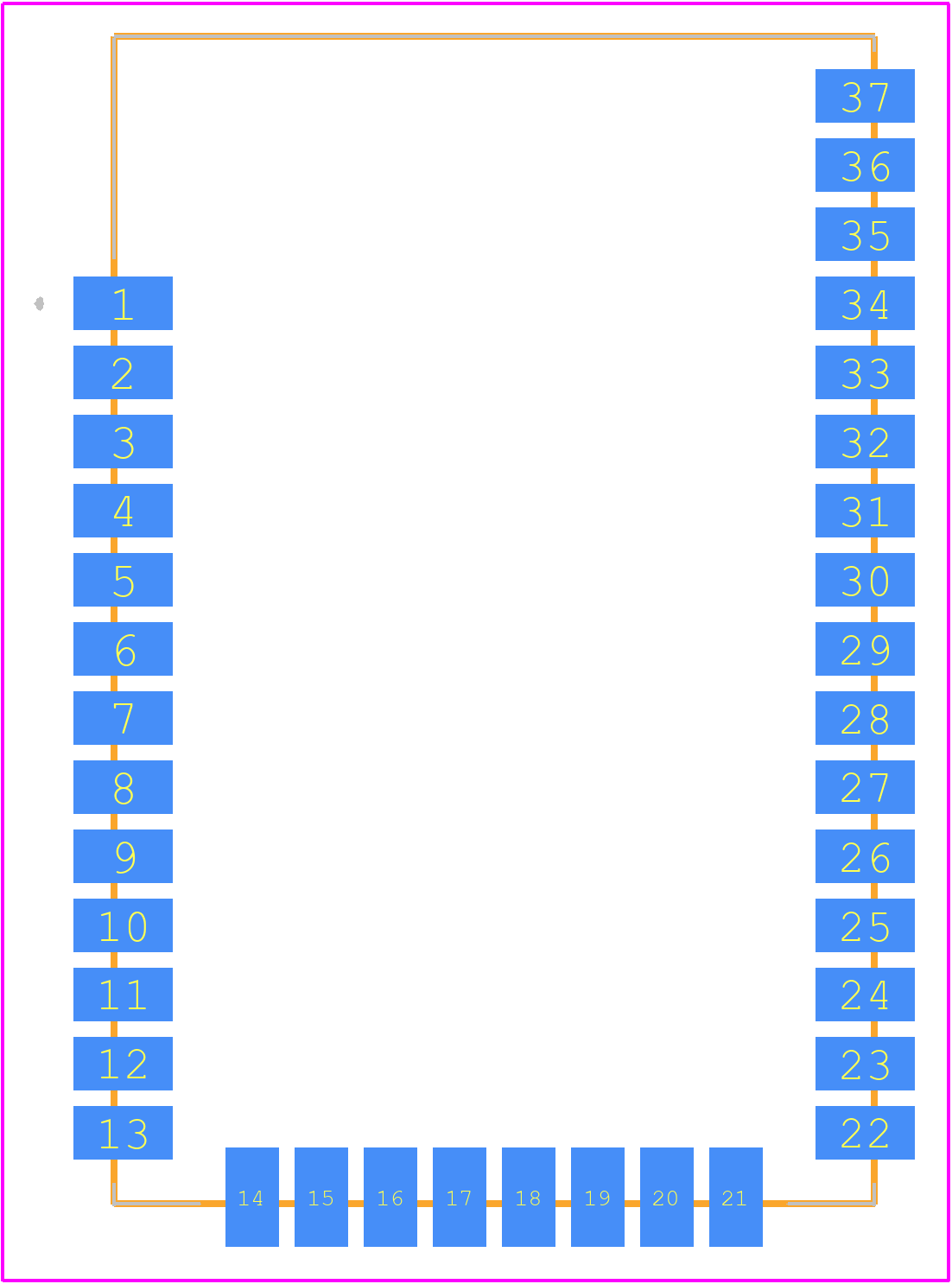 XB8-DMUSB002 - DIGI PCB footprint - Other - Other - XB8-DMUSB002-1