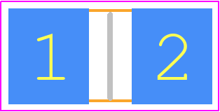 RHC2512FT7R50 - Stackpole Electronics, Inc. PCB footprint - Resistor Chip - Resistor Chip - RHC2512