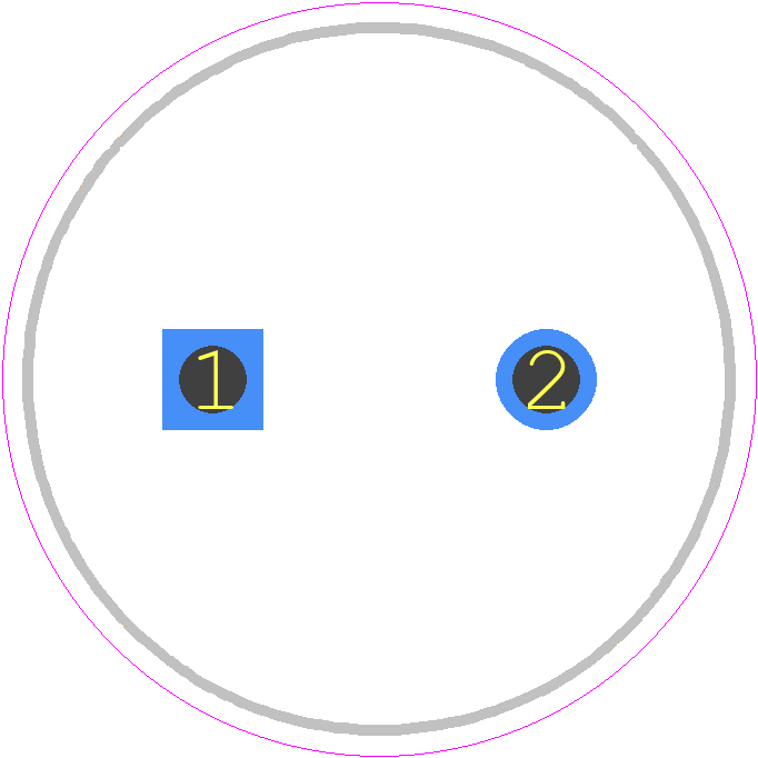 ELBK250ELL802ALN3S - Chemi-Con PCB footprint - Capacitor, Polarized Radial Diameter - Capacitor, Polarized Radial Diameter - LBK