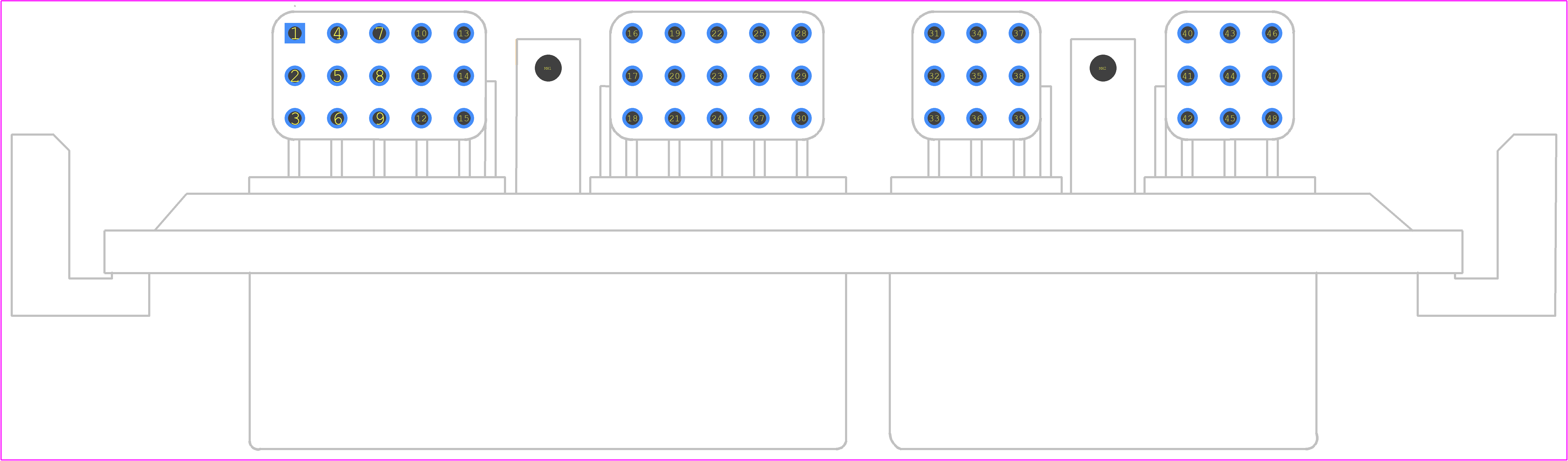 581-01-48-007 - Cinch Connectivity Solutions PCB footprint - Other - Other - 581-01-48-007-2