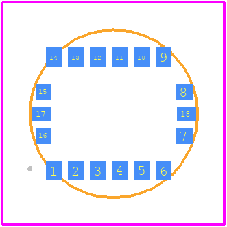 SCP1000-D01 - Murata Electronics PCB footprint - Other - Other - SCP1000-D01-5