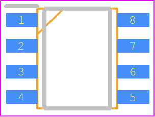 IXDN609SIATR - LITTELFUSE PCB footprint - Small Outline Packages - Small Outline Packages - SIA (8-Pin SOIC)-ren1