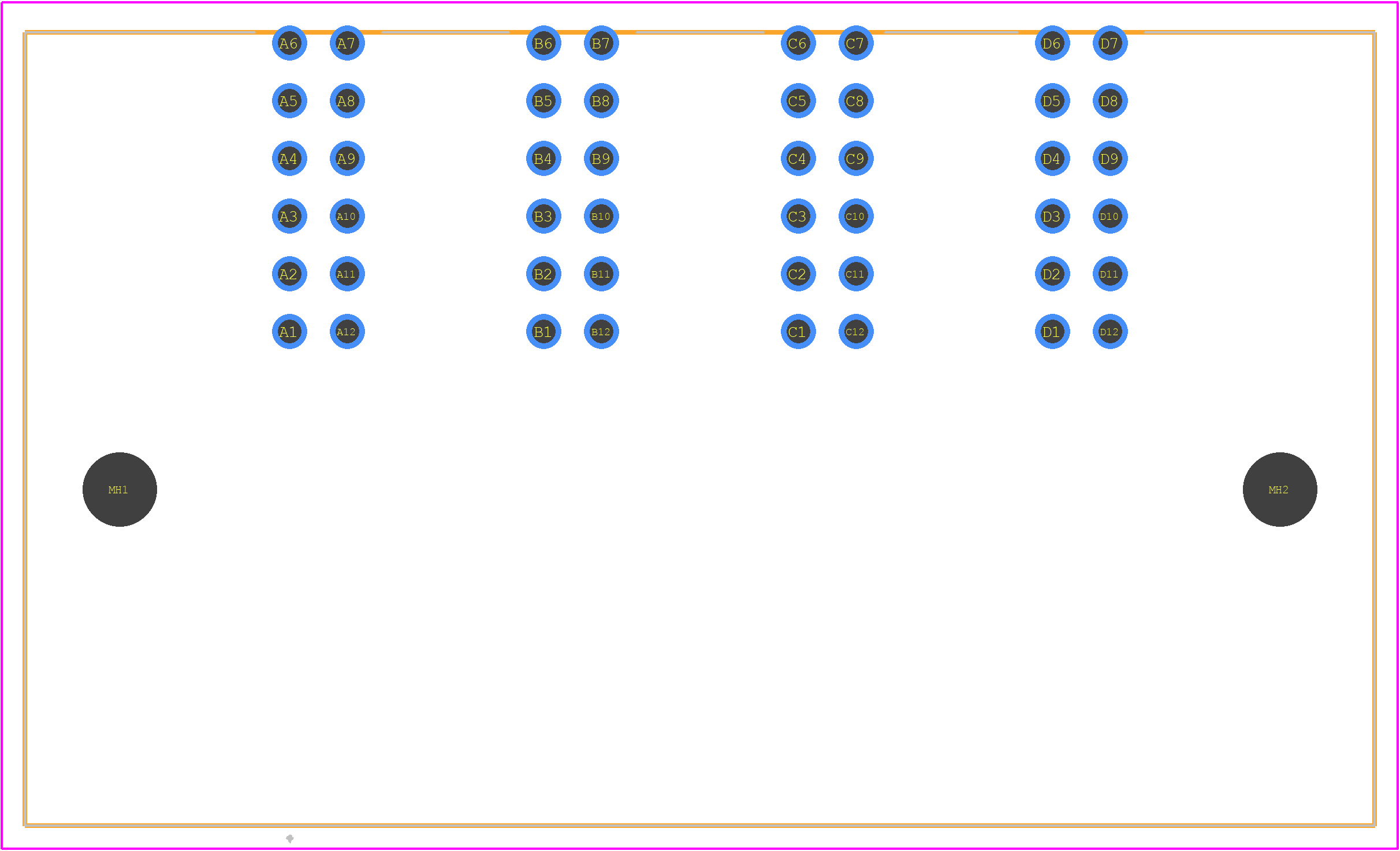 151035-0004 - Molex PCB footprint - Other - Other - 151035-0004-4