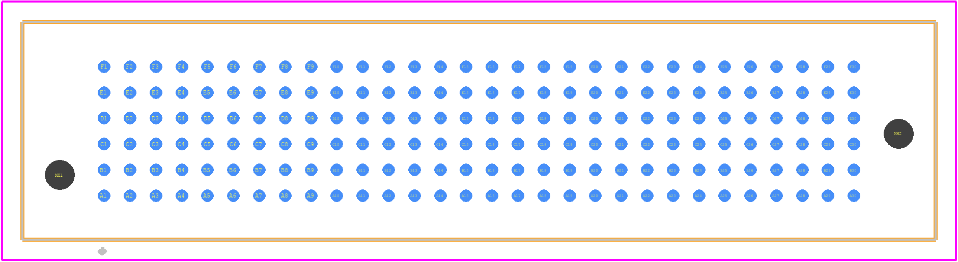 LPAM-30-01.5-L-06-2-K-TR - SAMTEC PCB footprint - Other - Other - LPAM-30-01.0-L-06-2-K-TR-1