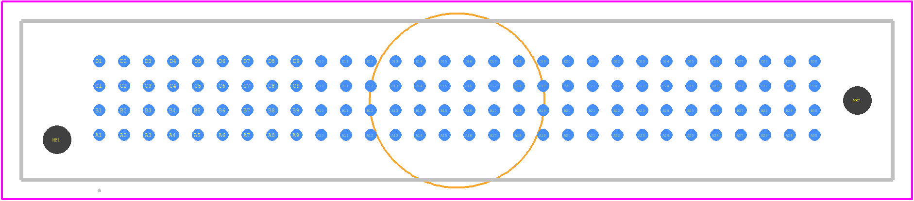 LPAM-30-01.0-L-04-2-K-TR - SAMTEC PCB footprint - Other - Other - LPAM-30-01.0-L-04-2-K-TR-2