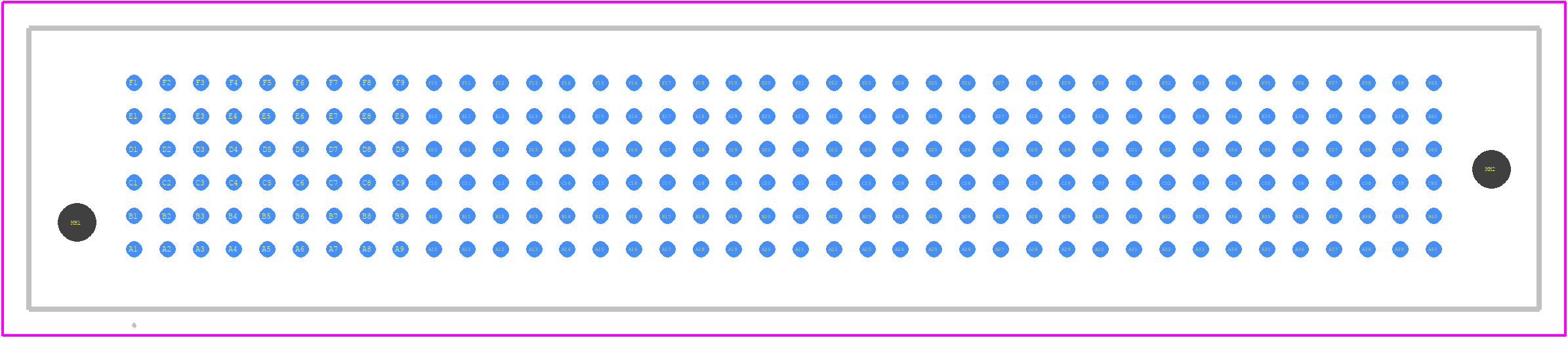 LPAM-40-01.5-L-06-2-K-TR - SAMTEC PCB footprint - Other - Other - LPAM-40-01.5-L-06-2-K-TR-1