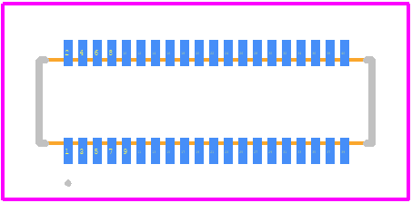 DF30RC-40DP-0.4V(82) - Hirose PCB footprint - Other - Other - DF30RC-40DP-0.4V(82)-1
