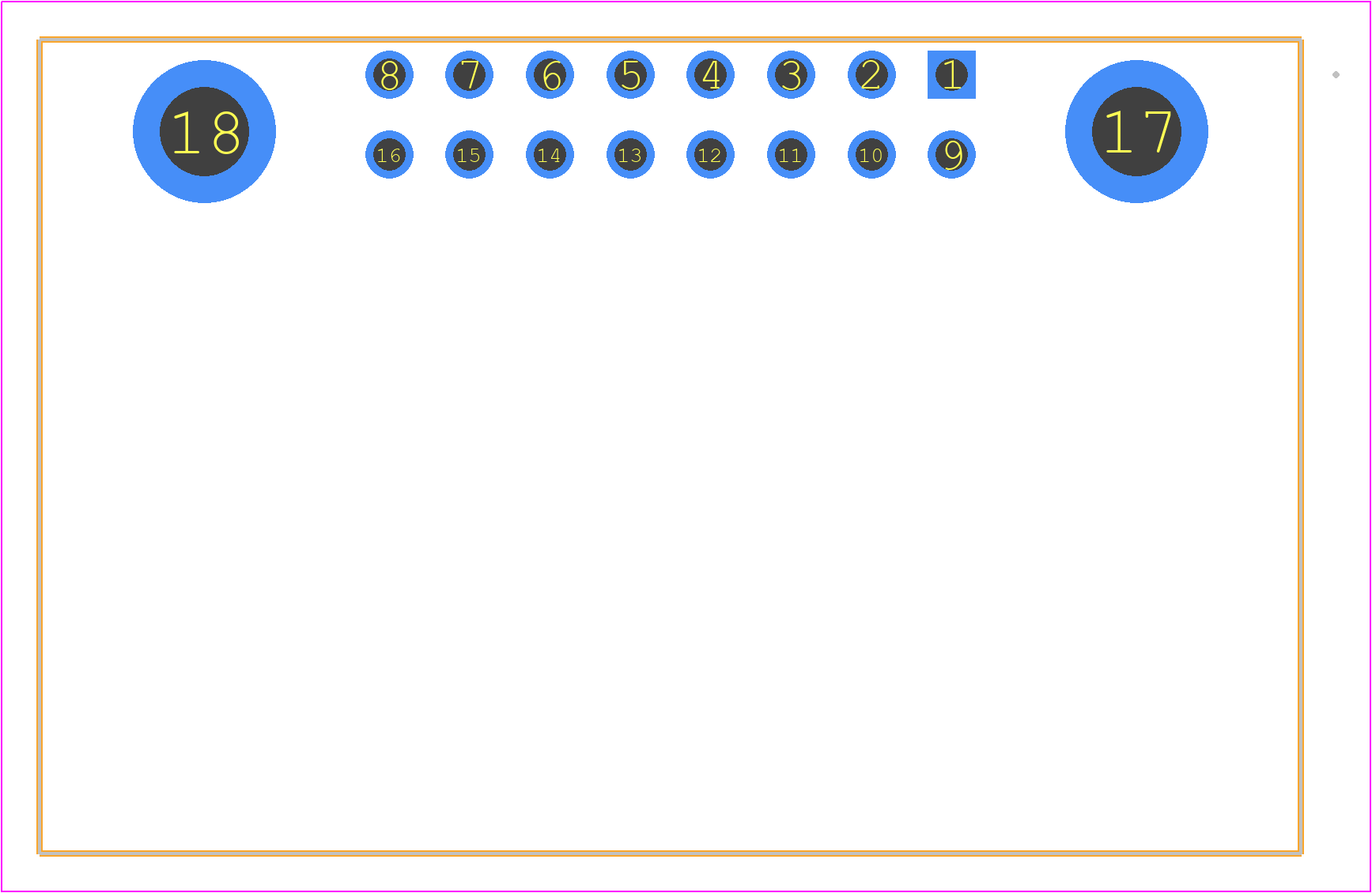 09185165903 - HARTING PCB footprint - Other - Other - 09185165903