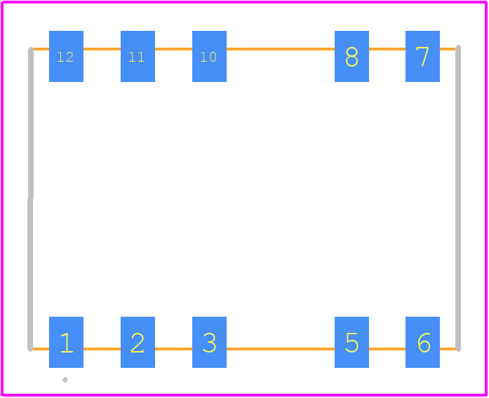 R1S-0505/H-R - RECOM Power PCB footprint - Other - Other - R1S-0505/H-R-2