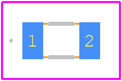 SMD1206B016TF - KEMET PCB footprint - Other - Other - SMD1206B016TF-1