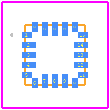 STM8L101F2U6TR - STMicroelectronics PCB footprint - Other - Other - UFQFPN20 - 20-lead, 3x3 mm, 0.5 mm pitch