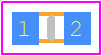 0402DC-6N2XJRW - COILCRAFT PCB footprint - Inductors Chip - Inductors Chip - 0402DC-11NXJRW