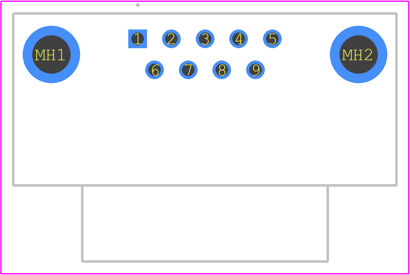 09651626816 - HARTING PCB footprint - Other - Other - 09651626816-1