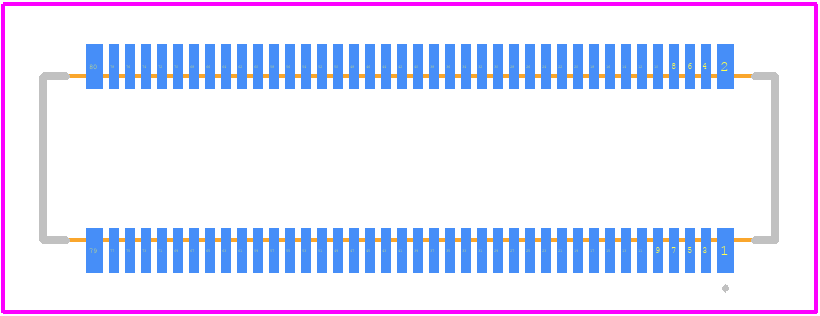 AXK780247A - Panasonic PCB footprint - Other - Other - AXK780247G-2
