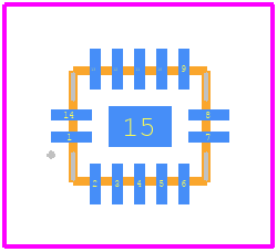 NTS0104BQ,115 - NXP PCB footprint - Other - Other - DHVQFN14 (SOT762-1)1