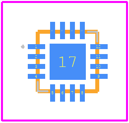 NX3DV2567HR,115 - NXP PCB footprint - Quad Flat No-Lead - Quad Flat No-Lead - SOT1039-2