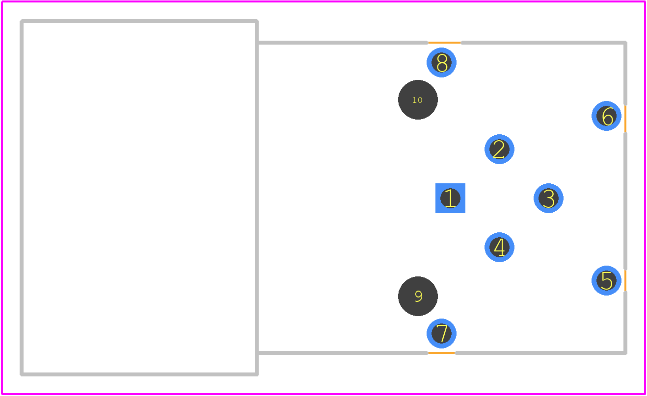 21033814436 - HARTING PCB footprint - Other - Other - 21033814436