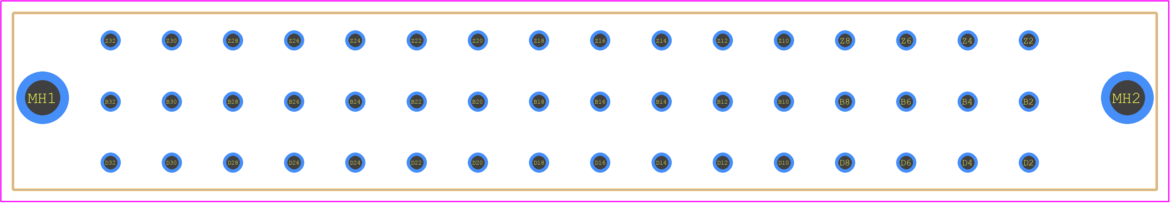 09062486848 - HARTING PCB footprint - Other - Other - 09062486848-3