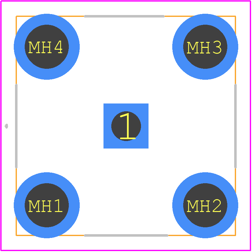 172361-10 - Amphenol PCB footprint - Other - Other - 172361-10-1
