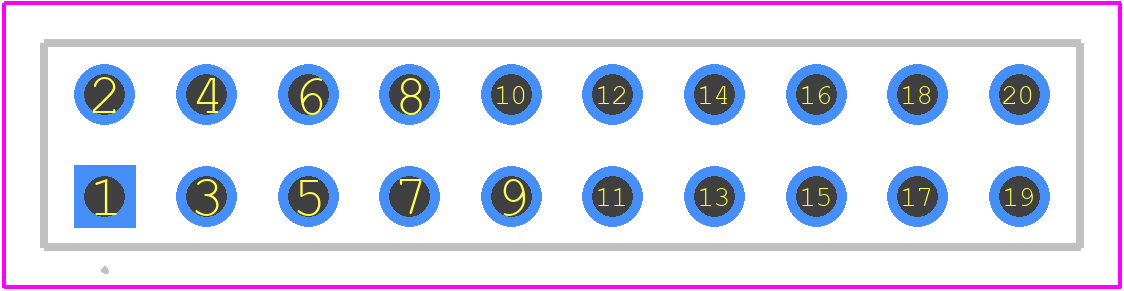 IPT1-110-02-L-D - SAMTEC PCB footprint - Other - Other - IPT1-110-02-L-D-1