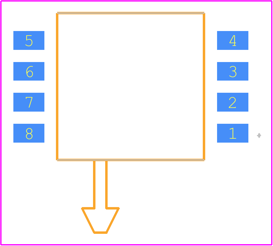 MPXV5004GP - NXP PCB footprint - Other - Other - MPXV5004GP-4